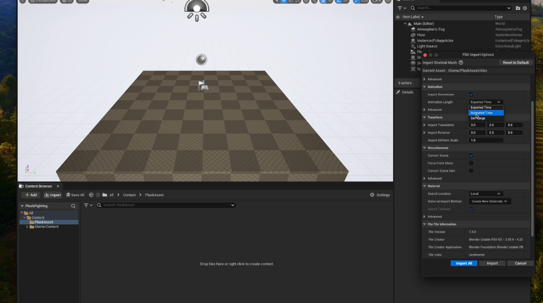 Fighting animations with Plask Motion in Unreal Engine5
